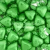 Milk Chocolate Hearts – Green 1kg– 115pieces – Made In Australia
