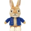 Peter Rabbit Blue Jacket With Hood And Silver Stitched Buttons 22cm