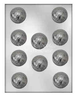 Soccer Ball Mould – 3.5 Cm X 1.3 Cm – BPA-free Plastic