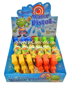 Super Water Pistol With Candy 25g X 12 Pieces